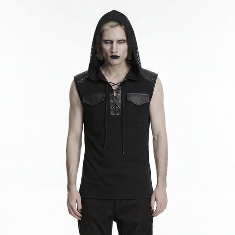 PunkRave Men's Punk Simple T-shirt