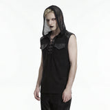 PunkRave Men's Punk Simple T-shirt