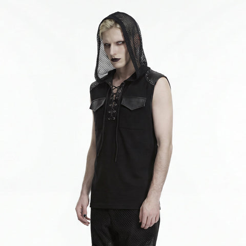 PunkRave Men's Punk Simple T-shirt