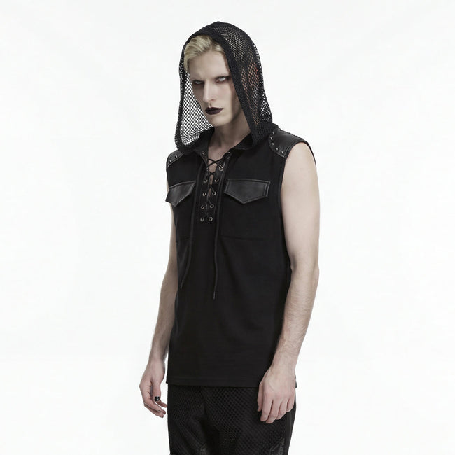PunkRave Men's Punk Simple T-shirt
