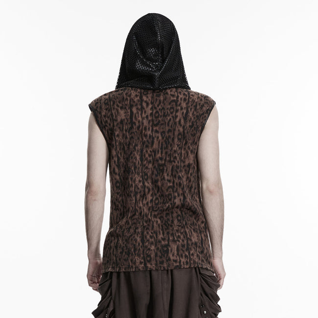 Punk leopard print T-shirt
