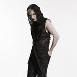 Wasteland hooded tattered vest