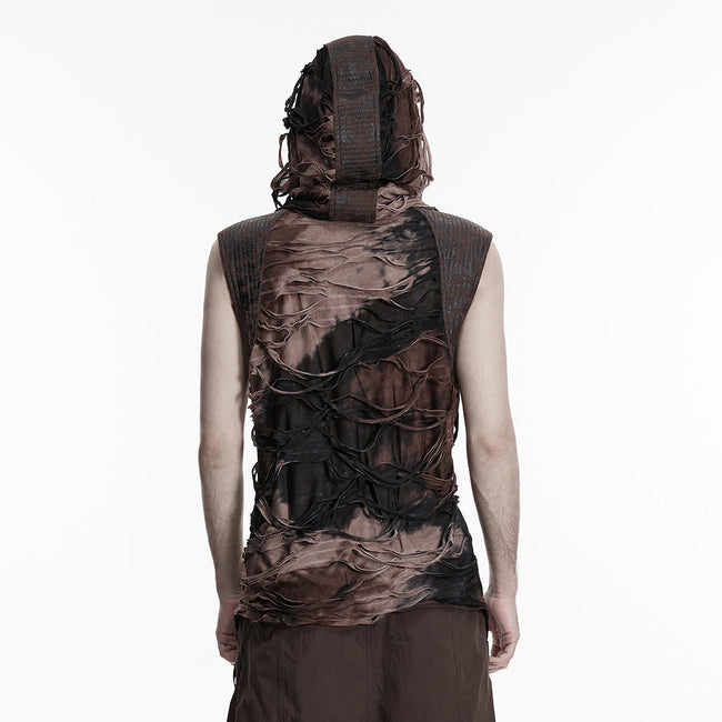 Wasteland hooded tattered vest