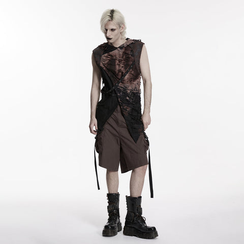 Wasteland hooded tattered vest