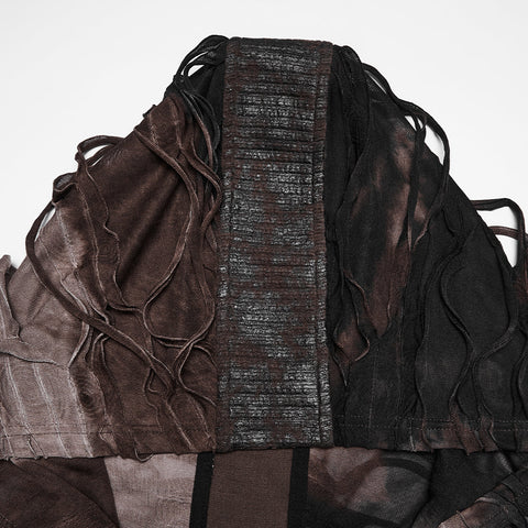 Wasteland hooded tattered vest