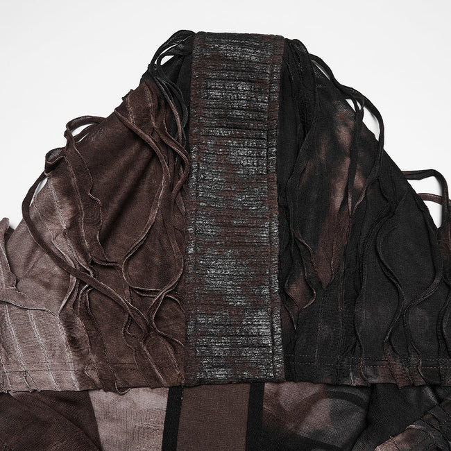 Wasteland hooded tattered vest
