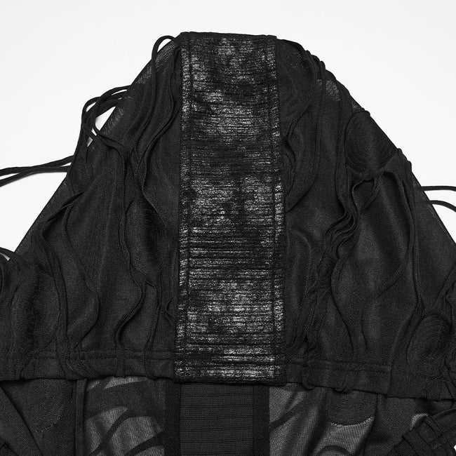 Wasteland hooded tattered vest