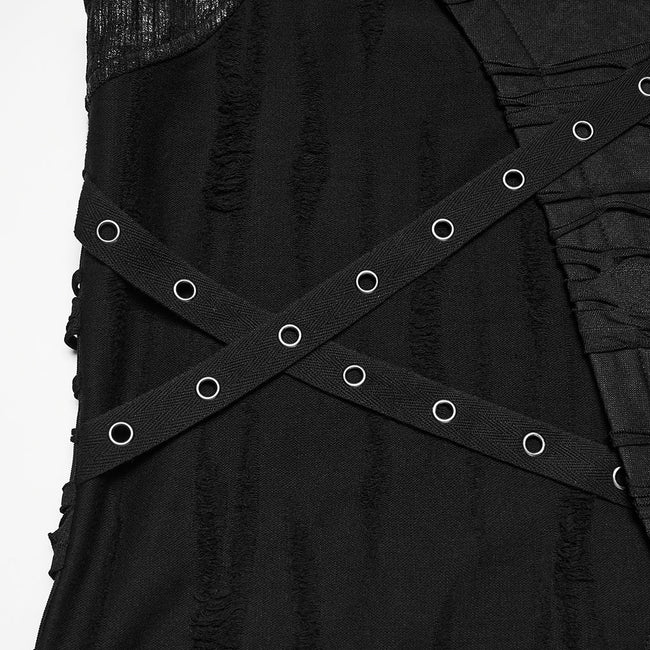 Wasteland hooded tattered vest