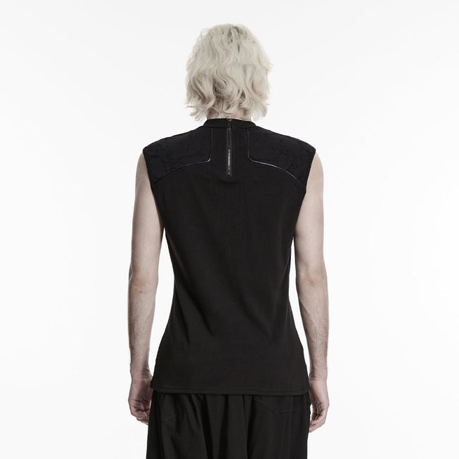 Punk minimalist cross vest