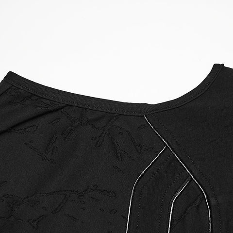Punk minimalist cross vest