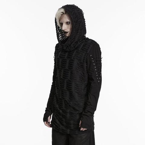 Gothic Wasteland Tattered T-shirt For Men