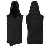 Punk hooded vest
