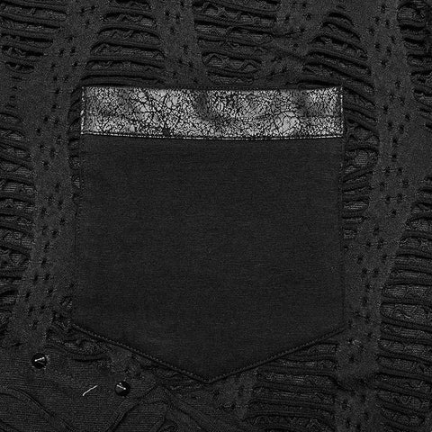 Punk ripped mest T-shirt