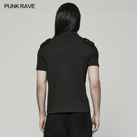 Punk handsome short T-shirt