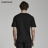 Punk daily drop collar T-shirt
