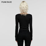 Punk Unique irregular Daily T-shirt