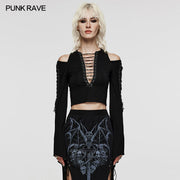 Goth Sexy deep V T-Shirt