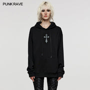 Hand-stitched Goth Hoodie