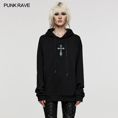 Hand-stitched Goth Hoodie