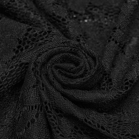 Goth Daily Lace Crop Top