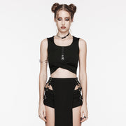 Wasteland hooded crop top