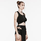 Wasteland hooded crop top
