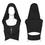 Wasteland hooded crop top