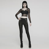 2024 Goth Long Sleeve Mesh T-Shirt