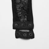 Punk spider mesh daily bodysuit
