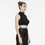 Punk tie-up crop top