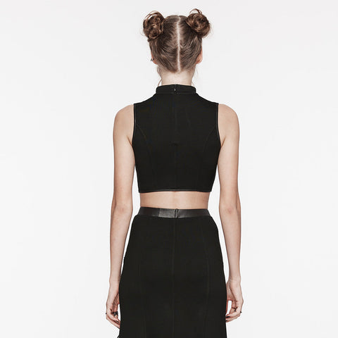 Punk tie-up crop top