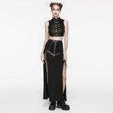 Punk tie-up crop top