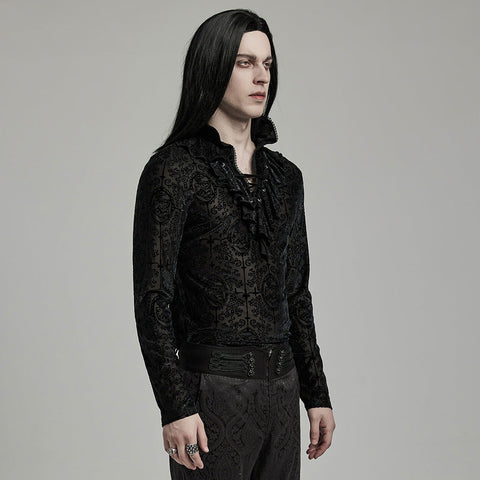 Goth High Collar T-shirt