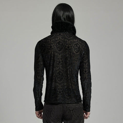 Goth High Collar T-shirt