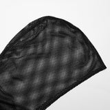 Punk Sexy hollow out hooded vest
