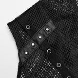 Punk Sexy hollow out hooded vest