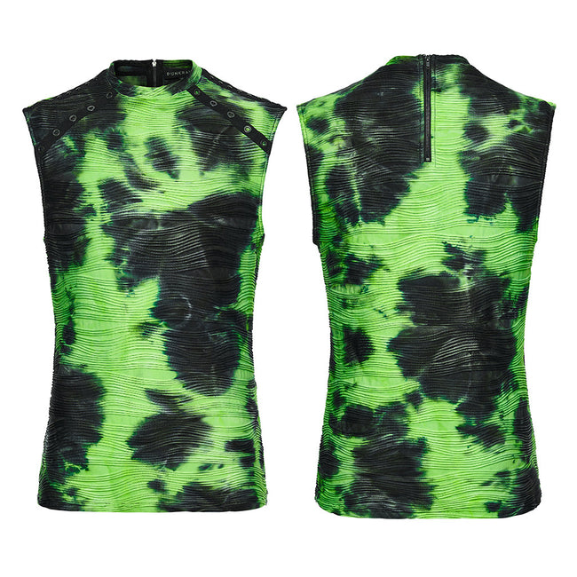 Cyber Tie-dyed Visual Vest