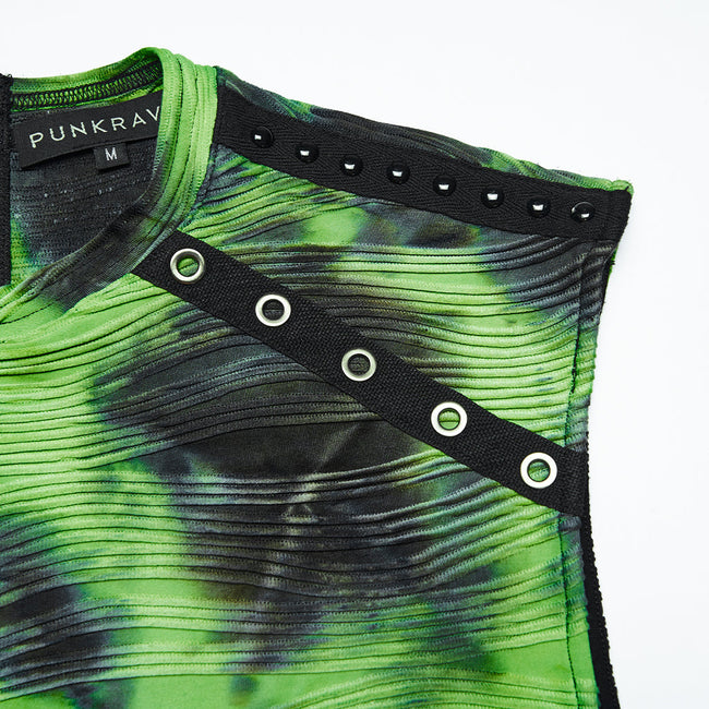 Cyber Tie-dyed Visual Vest