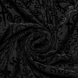 Goth Flocked Mesh Tank Top