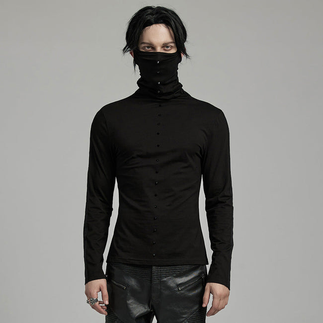 PUNK High Collar Spikes T-shirt