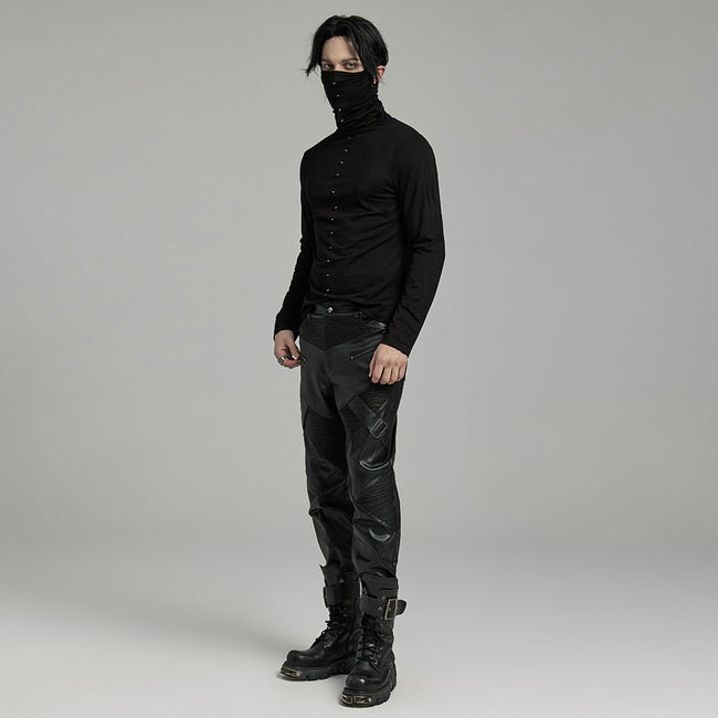 PUNK High Collar Spikes T-shirt