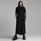 Punk fake two-piece T-shirt