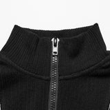 Cyber punk stand up collar personalized T-shirt