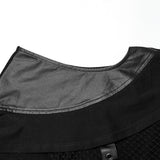 Punk hooded decadent vest