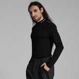Punk military style T-shirt