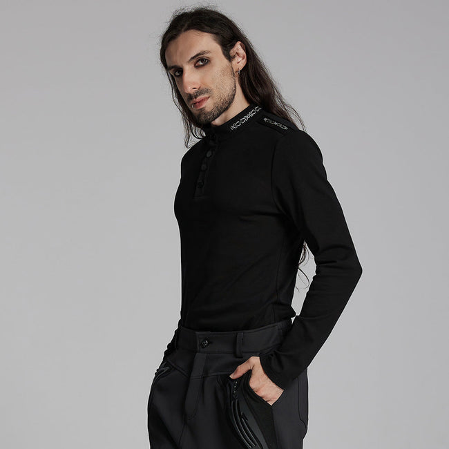 Punk military style T-shirt