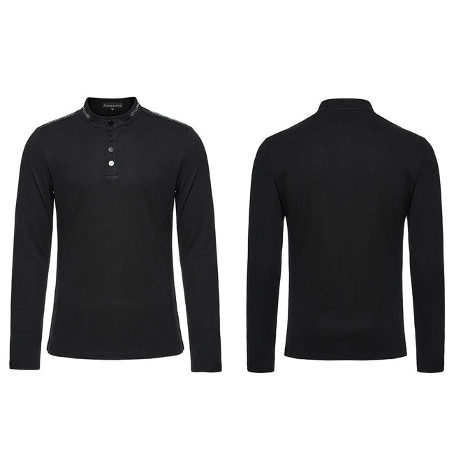 Punk military style T-shirt
