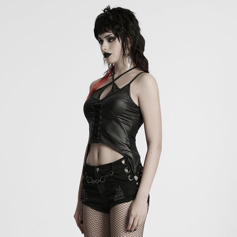 Punk sexy intersect vest