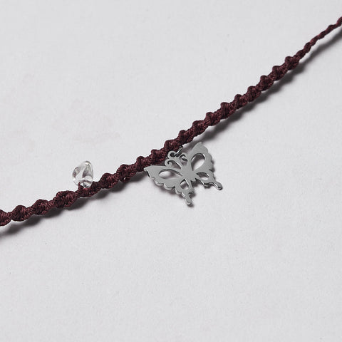 Natural Crystal Woven Necklace