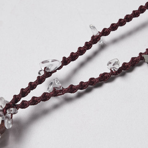 Natural Crystal Woven Necklace